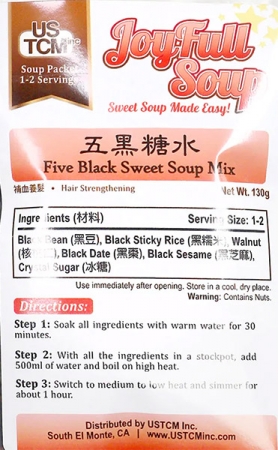 Five Black Sweet Soup Mix