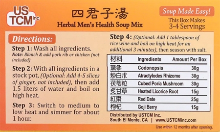 Herbal Men's Health Soup Mix