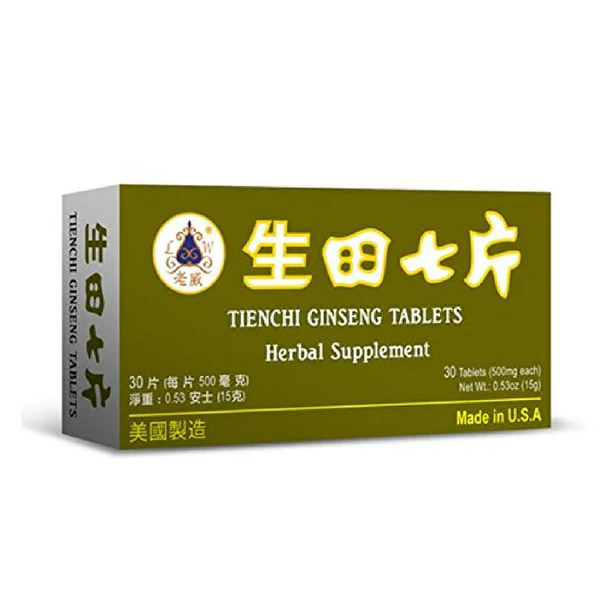 Tienchi Ginseng Tablets - Click Image to Close