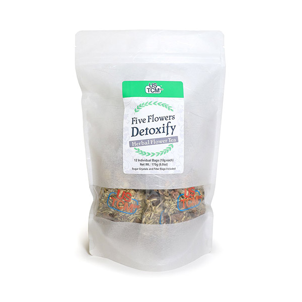 Five Flowers Detoxify Herbal Flower Tea - Click Image to Close